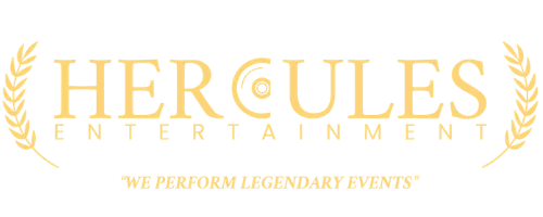 Hercules entertainment logo showcasing DC DJs.