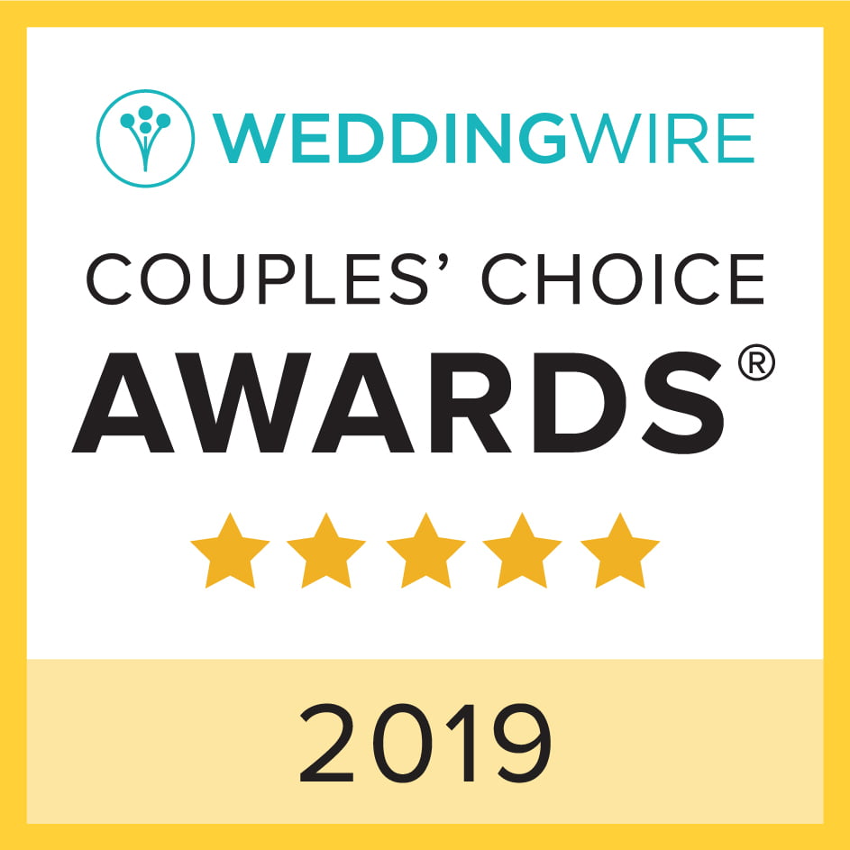Weddingwire couples' choice awards 2019 for top-rated Washington DC wedding DJs.